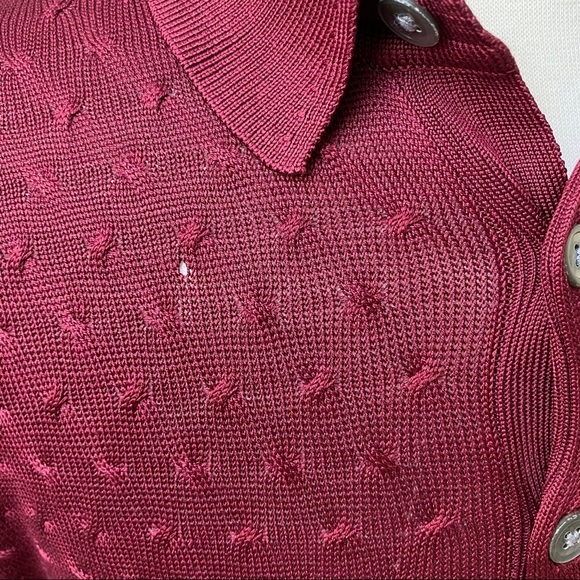 Neiman Marcus Woven Silk Sweater - Picture 4 of 15